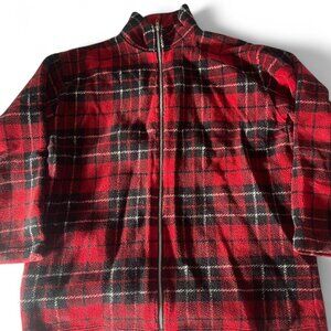 Red Plaid Ralph Lauren Fleece Jacket